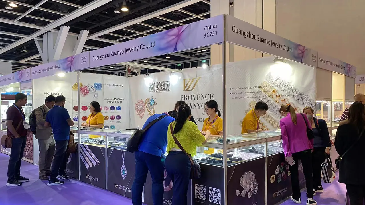 Provence Team Photo on Jewellery & Gem Asia Hong Kong Exhibition 2024