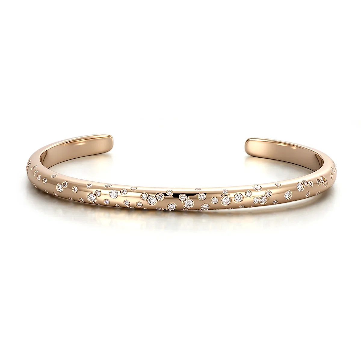 10k gold round lab grown diamond bezel bangle bracelet 1 10k gold round lab grown diamond bezel bangle bracelet 1