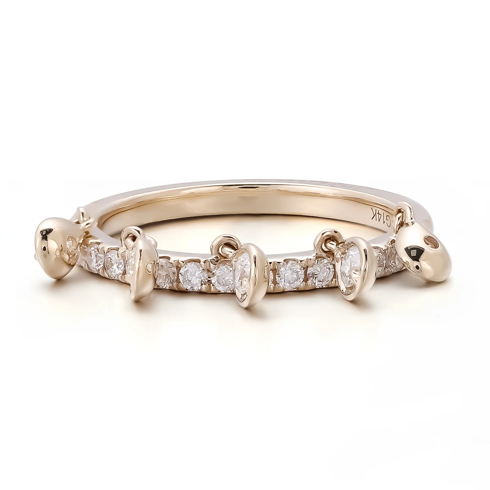 10k gold round lab grown diamond prong set eternity ring 1 10k gold round lab grown diamond prong set eternity ring 1