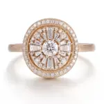 10k gold round lab grown diamond prong set halo engagement ring 1