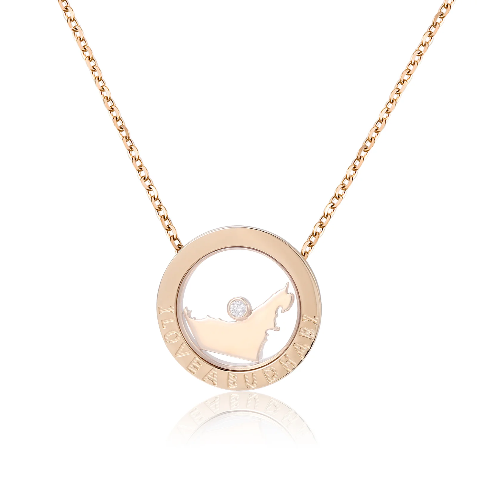 14k gold round lab grown diamond bezel pendent necklace 1 14k gold round lab grown diamond bezel pendent necklace 1