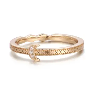 14k gold round lab grown diamond prong set promise ring 1