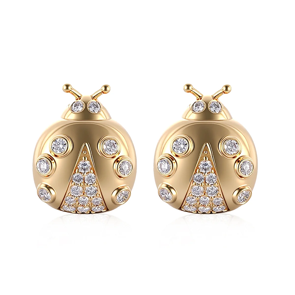 18k gold round lab grown diamond bezel stud earring 1 18k gold round lab grown diamond bezel stud earring 1