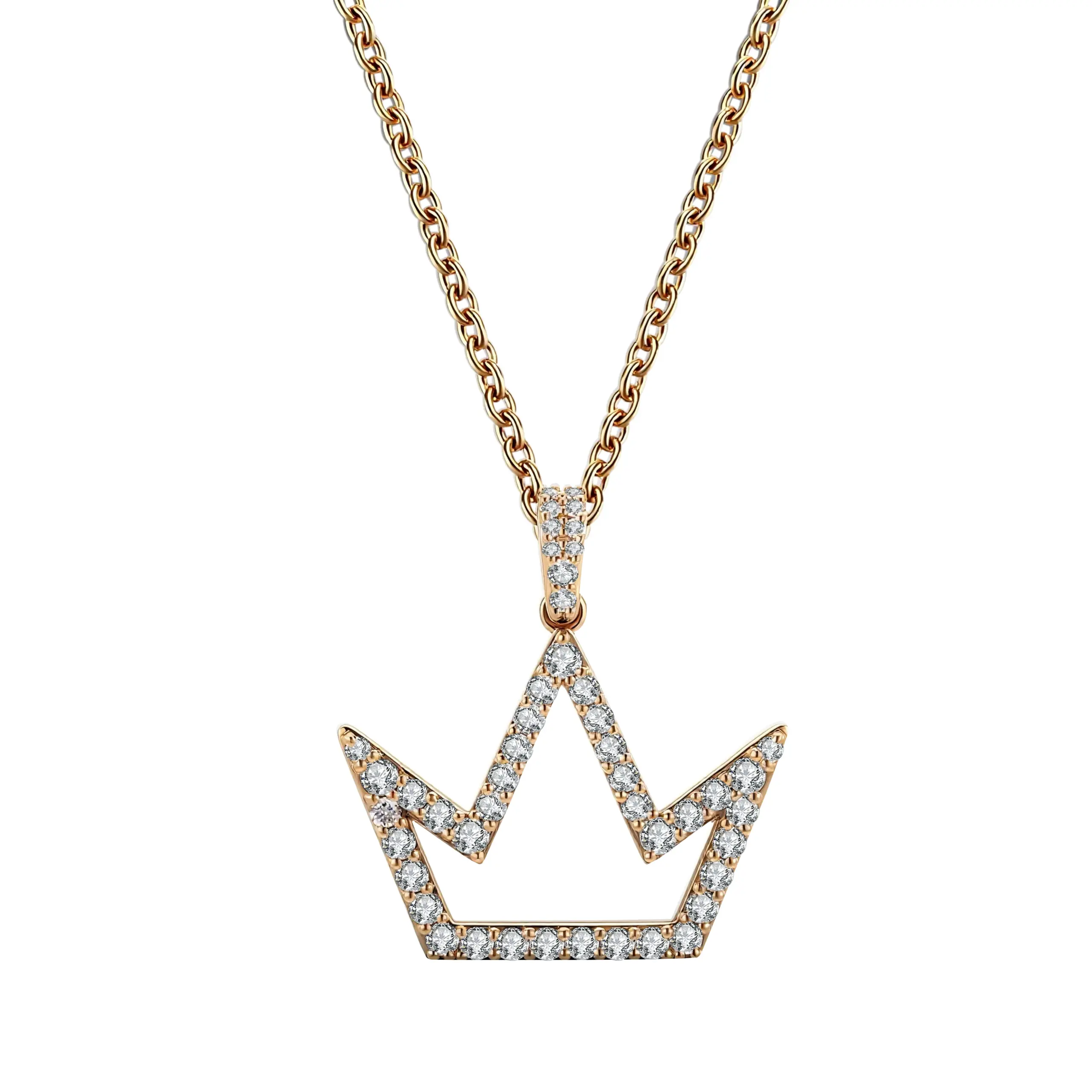 18k gold round lab grown diamond pave set pendent necklace 1 1.webp 18k gold round lab grown diamond pave set pendent necklace 1 1.webp