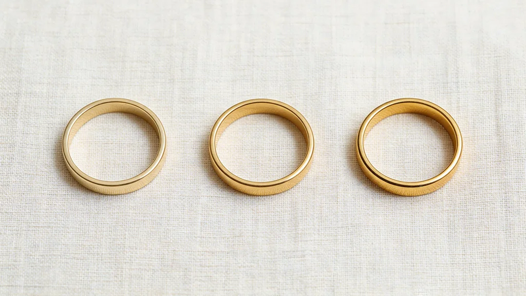 9k 14k 18k 750 gold colour comparison