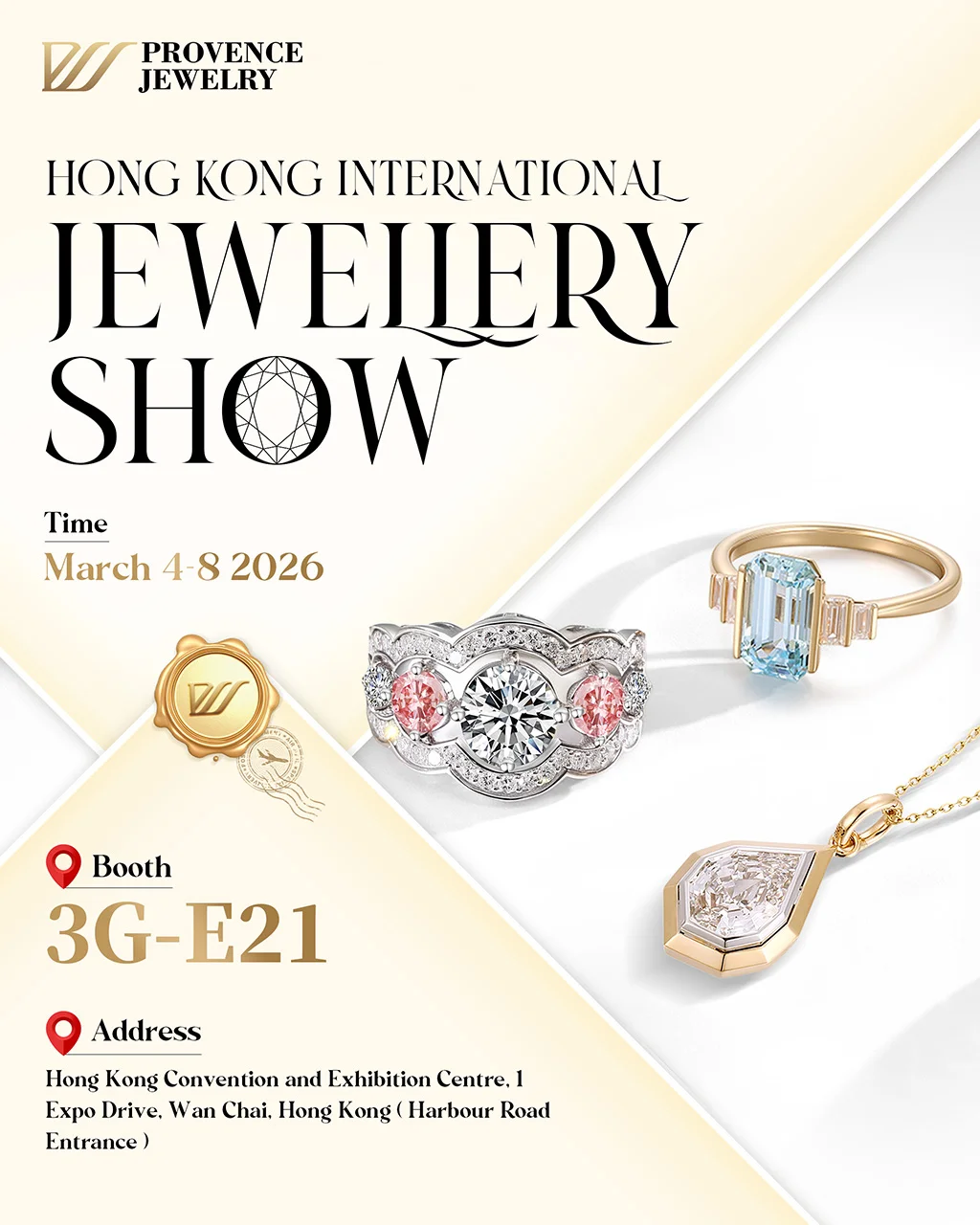 provence jewellery invitation of hong kong international jewellery show march 2026