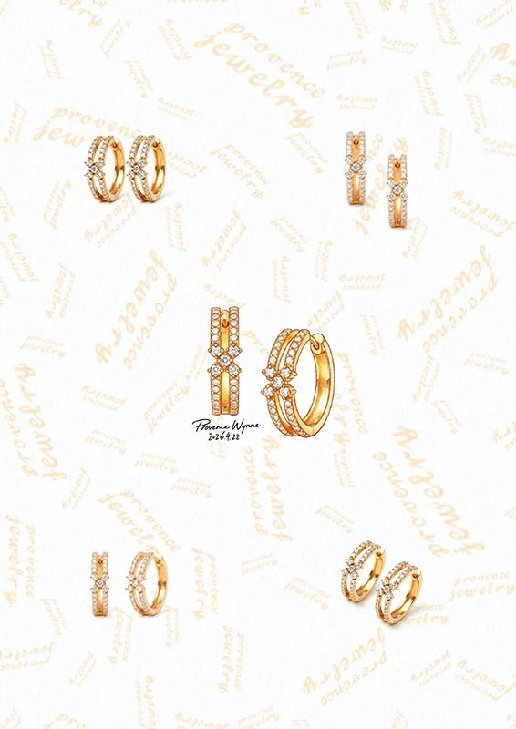 provence jewelry design drawing