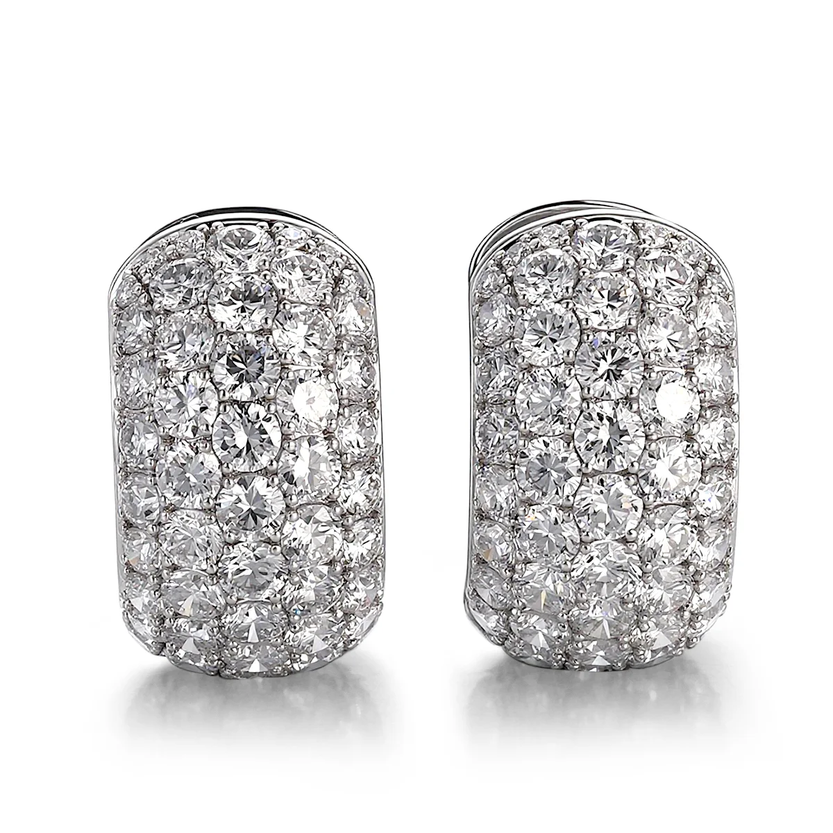 10k gold polished hoop earrings with round lab grown diamond 1 10k gold polished hoop earrings with round lab grown diamond 1
