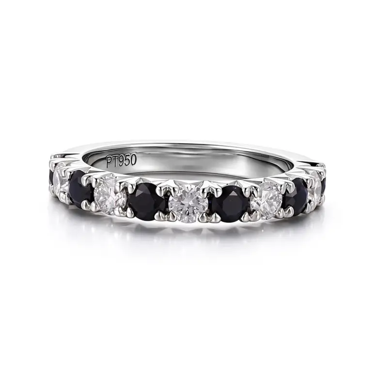 14k gold 0 6ct round lab grown diamond eternity ring 1