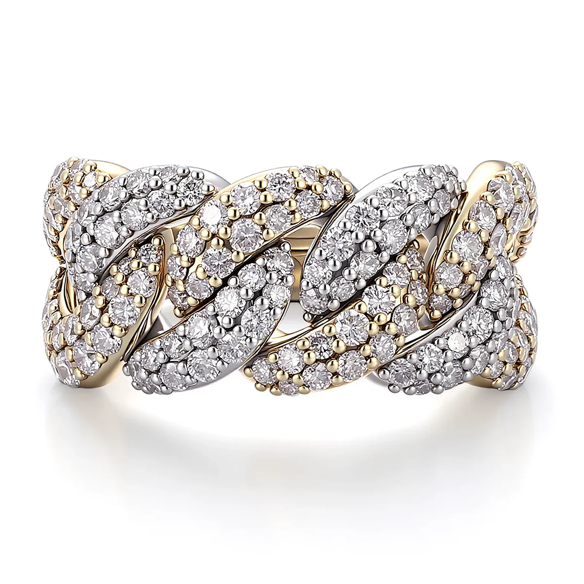 14k gold 2 7ct round lab grown diamond wide band engagement ring 1 14k gold 2 7ct round lab grown diamond wide band engagement ring 1