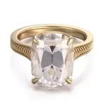 14k gold 5 5ct elongated cushion lab grown diamond solitaire engagement ring 1