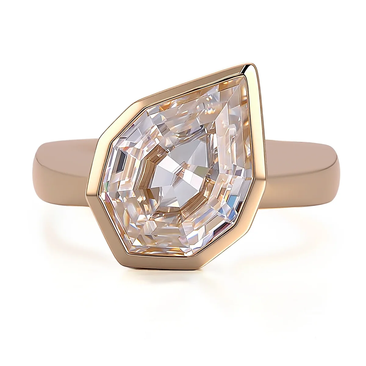 14k gold 6ct pear lab grown diamond solitaire engagement ring 1 14k gold 6ct pear lab grown diamond solitaire engagement ring 1