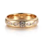 14k gold marquise lab grown diamond promise ring 1
