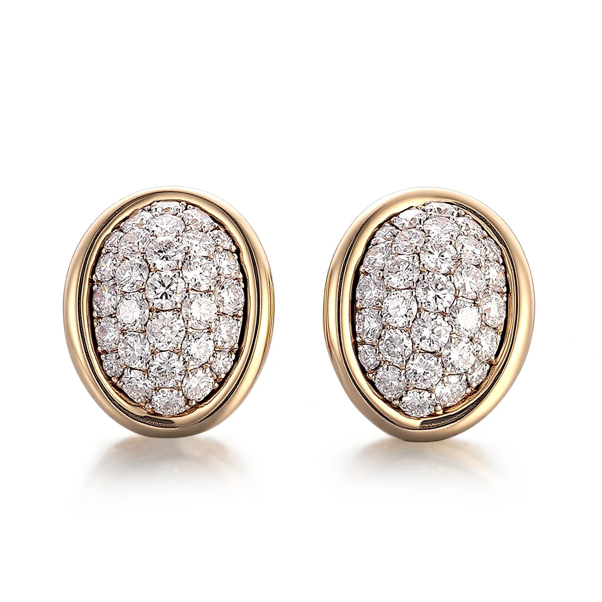 14k gold round lab grown diamond opulent stud earrings 1 14k gold round lab grown diamond opulent stud earrings 1