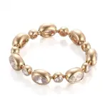 dramatic 18k gold statement ring with oval round lab grown diamond 1