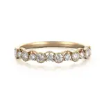 round lab grown diamond eternity ring 14k gold 1