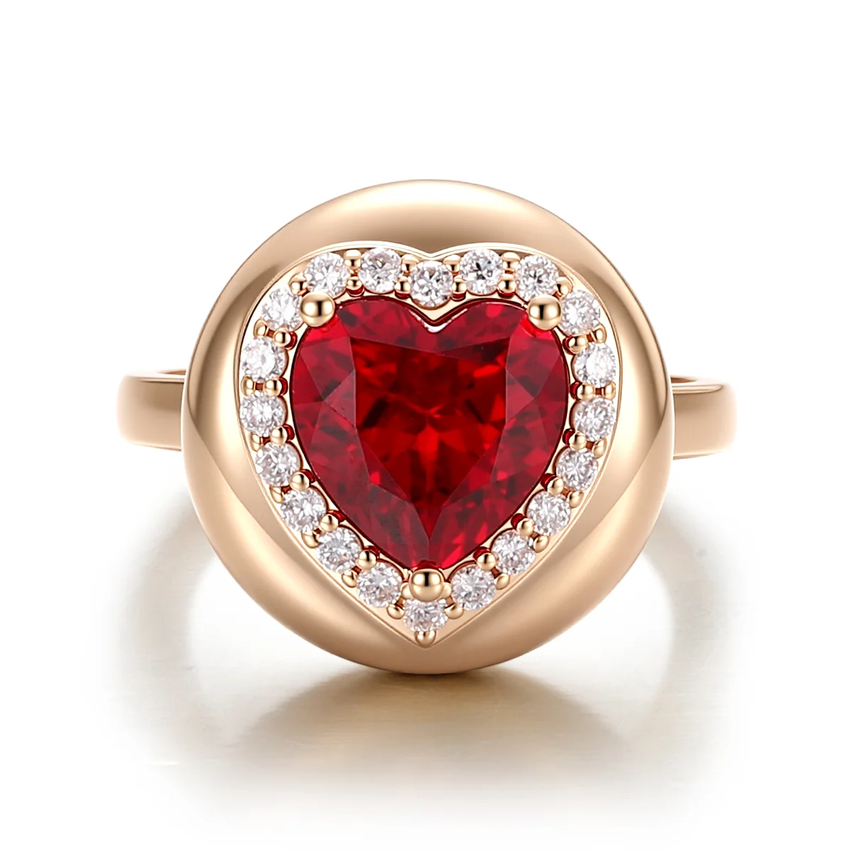 14k gold 2ct heart red lab grown sapphire halo engagement ring 1 14k gold 2ct heart red lab grown sapphire halo engagement ring 1