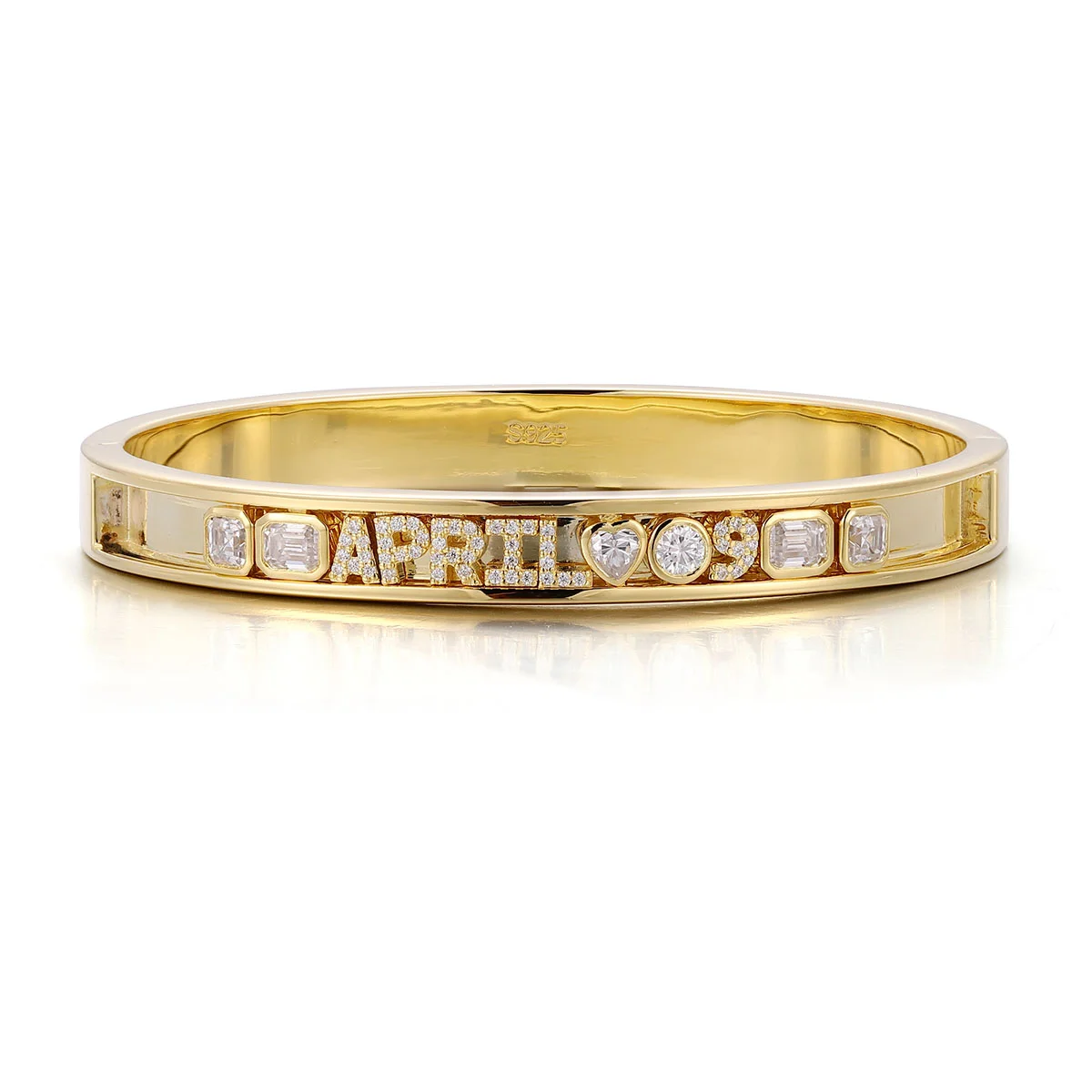 14k gold mixed cut lab grown diamond bangle bracelet 1 14k gold mixed cut lab grown diamond bangle bracelet 1