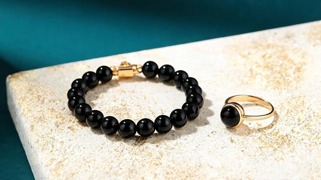 Black onyx jewelry, the lesser known alternate birthstone for July