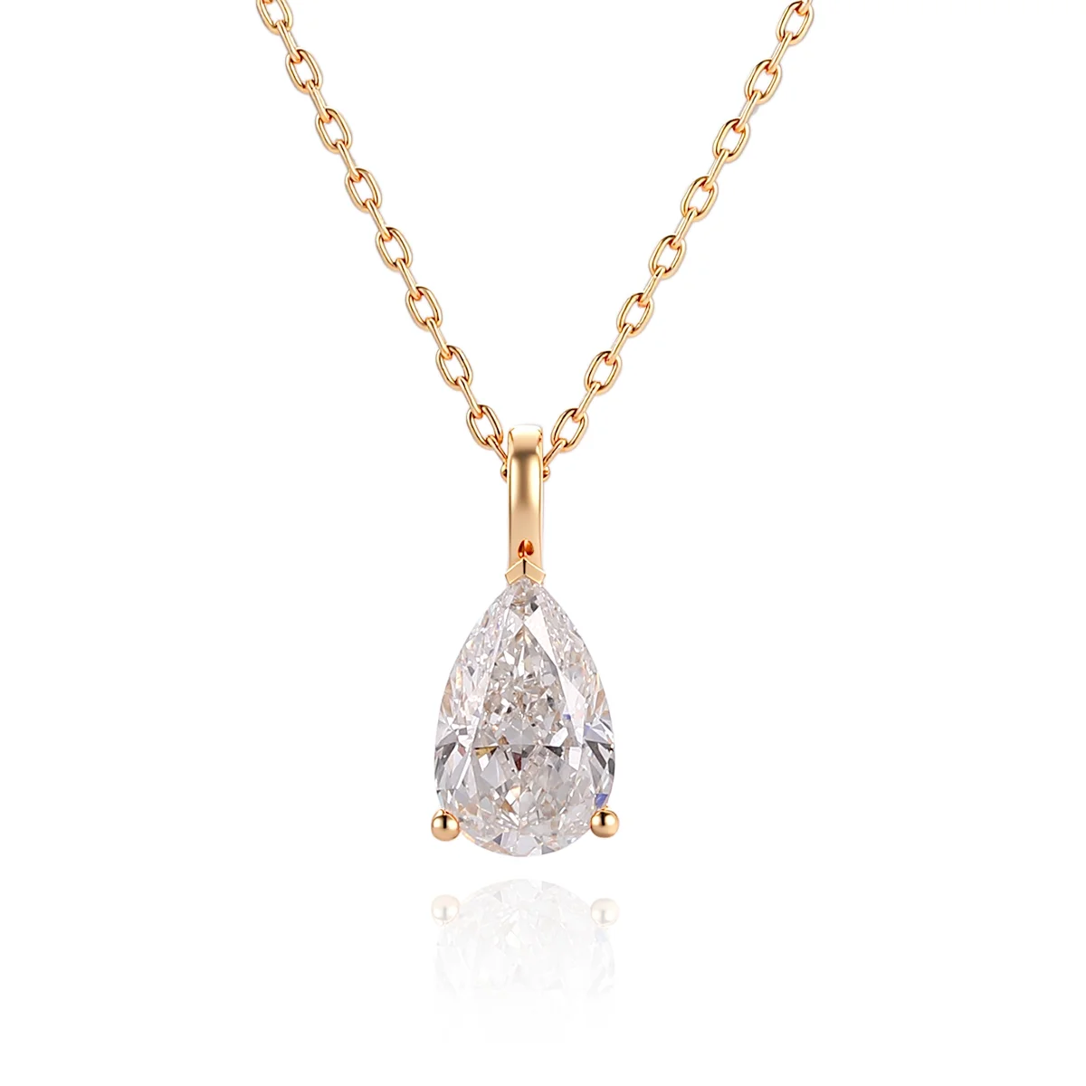 14k gold 1 5ct pear diamond pendant necklace 1 14k gold 1 5ct pear diamond pendant necklace 1