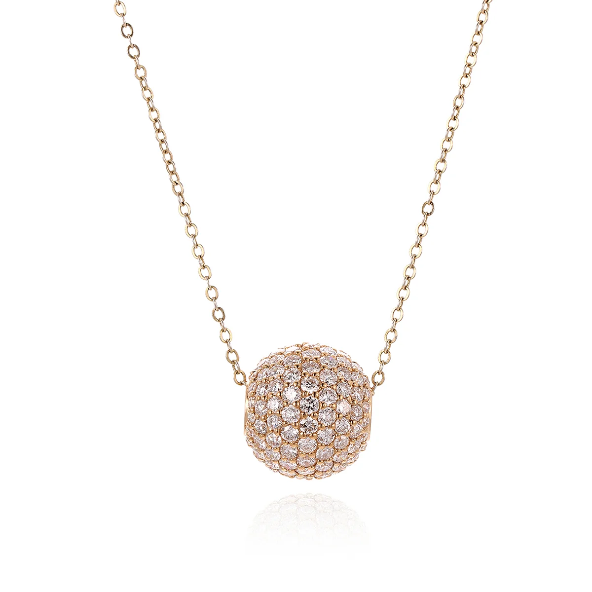 14k gold 3 6ct round diamond statement pendant necklace 1 14k gold 3 6ct round diamond statement pendant necklace 1