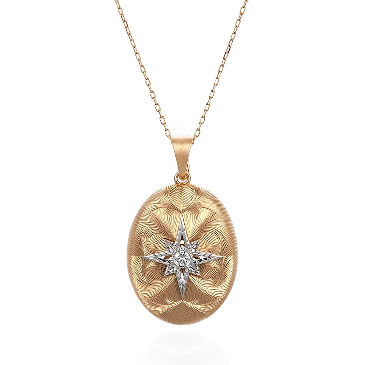 14k gold chic diamond pendant necklace 1 14k gold chic diamond pendant necklace 1