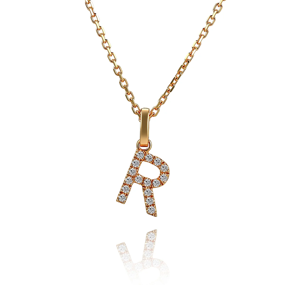 14k gold diamond letter r pendant necklace 1 14k gold diamond letter r pendant necklace 1