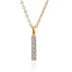 14k gold elegant diamond pendant necklace 1