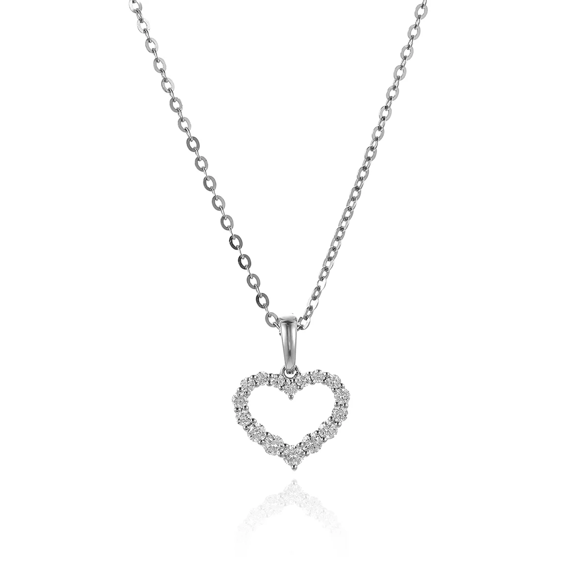 14k gold heart diamond pendant necklace 1 14k gold heart diamond pendant necklace 1