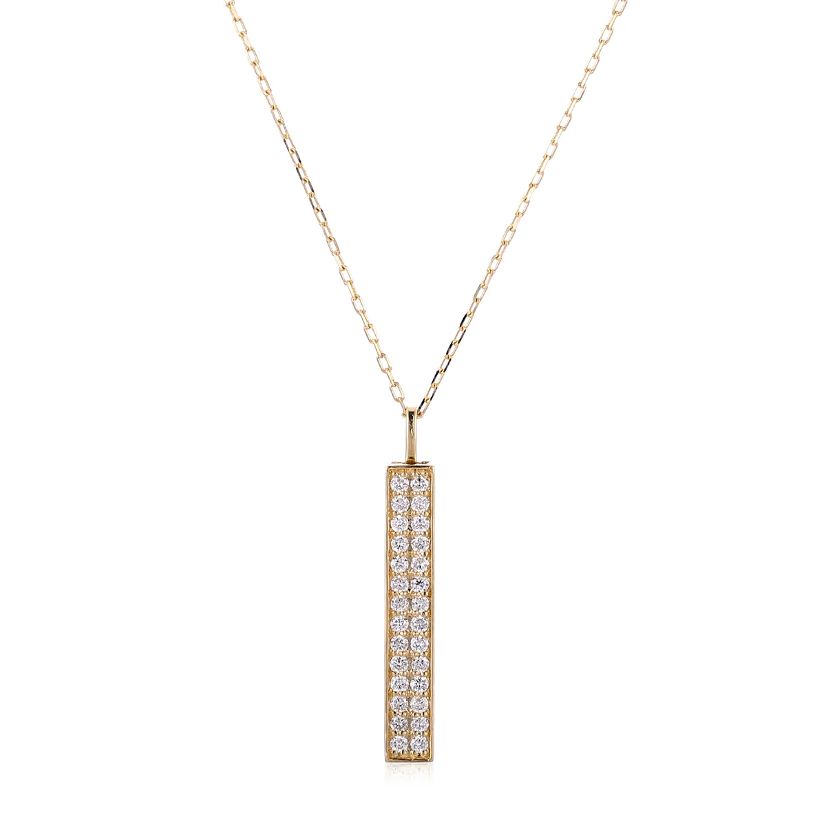 14k gold lucky fortune stick diamond pendant necklace 1 14k gold lucky fortune stick diamond pendant necklace 1
