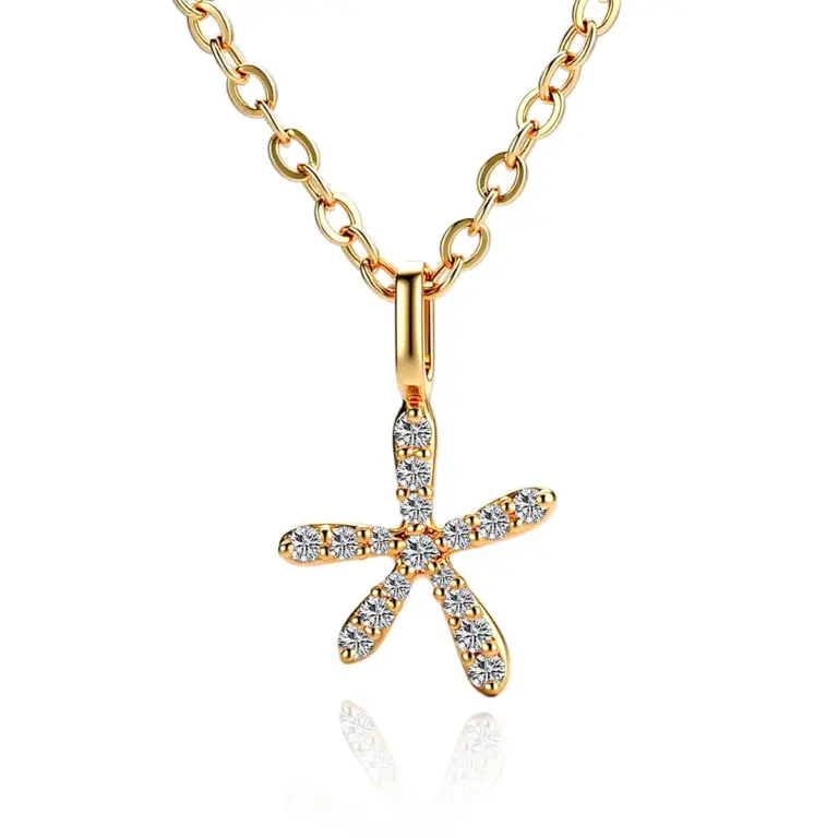 Collana con ciondolo piccolo rotondo in oro 14 carati con diamante 1