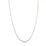 18k gold marquise lab grown diamond tennis necklace 1