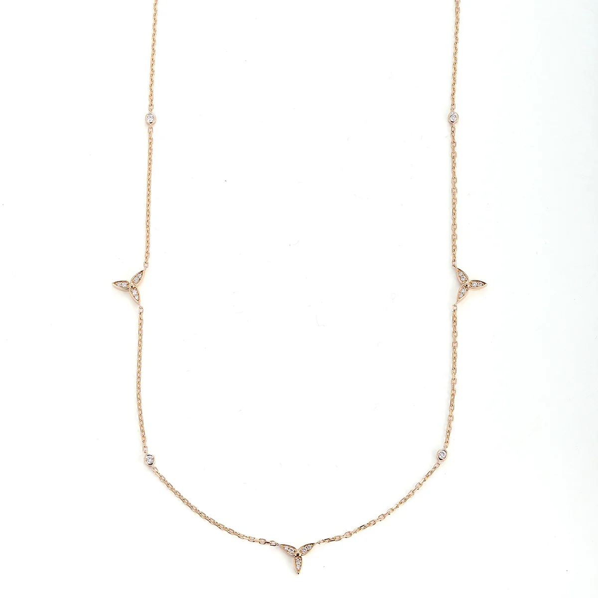 sparkling 10k gold round lab grown diamond charm necklace 1 sparkling 10k gold round lab grown diamond charm necklace 1