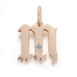 timeless 14k gold round lab grown diamond pendant necklace 1